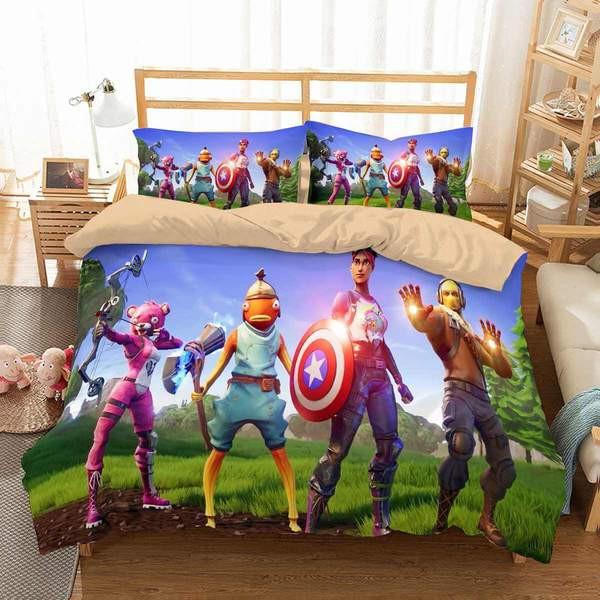 Housse De Couette Fortnite 19 Parure de lit Ensemble De Literie Housse De Couette Fortnite 19 Parure de lit Ensemble De Literie