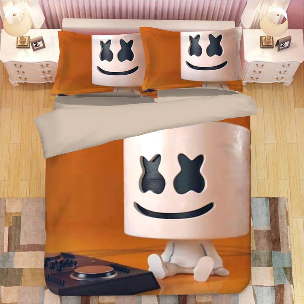 Housse De Couette Fortnite Marshmello Dj 9 Parure de lit Ensemble De Literie