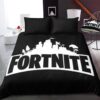 Housse De Couette Fortnite Noir Parure de lit Ensemble De Literie