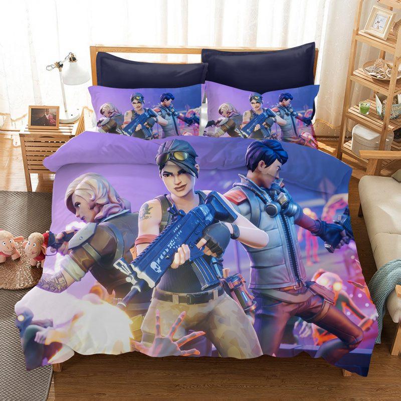 Housse De Couette Fortnite Tous Les Personnages 01 Parure de lit Ensemble De Literie