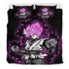 Housse De Couette Goku Super Saiyan Rose Dragon Ball Parure de lit Ensemble De Literie