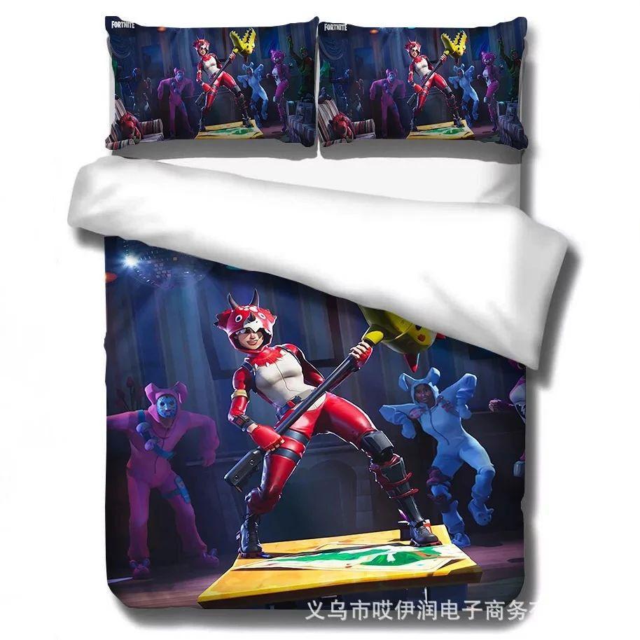 Housse De Couette Jeu Fortnite Tricera Ops Parure de lit Ensemble De Literie