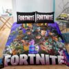 Housse De Couette Joueur De L'Équipe 4 Fortnite Parure de lit Ensemble De Literie