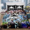 Housse De Couette Joueur Fortnite De L'Équipe 2 Parure de lit Ensemble De Literie