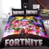 Housse De Couette Joueur Fortnite De L'Équipe 3 Parure de lit Ensemble De Literie