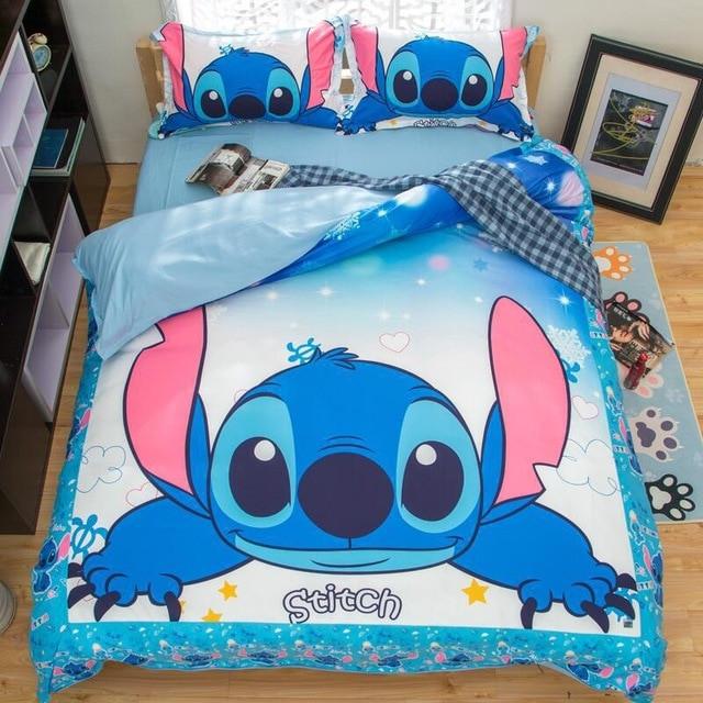 Housse De Couette Lilo Stitch Disney 221 Parure de lit Ensemble De Literie