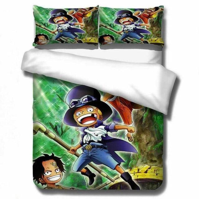 Housse De Couette One Piece 12 Personnages Parure de lit Ensemble De Literie
