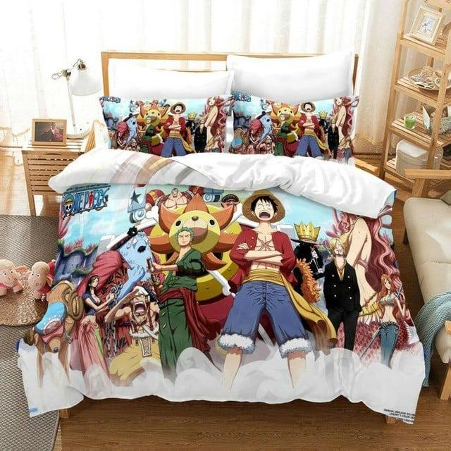 Housse De Couette One Piece 9 Tous Les Personnages Parure de lit Ensemble De Literie Housse De Couette One Piece 9 Tous Les Personnages Parure de lit Ensemble De Literie