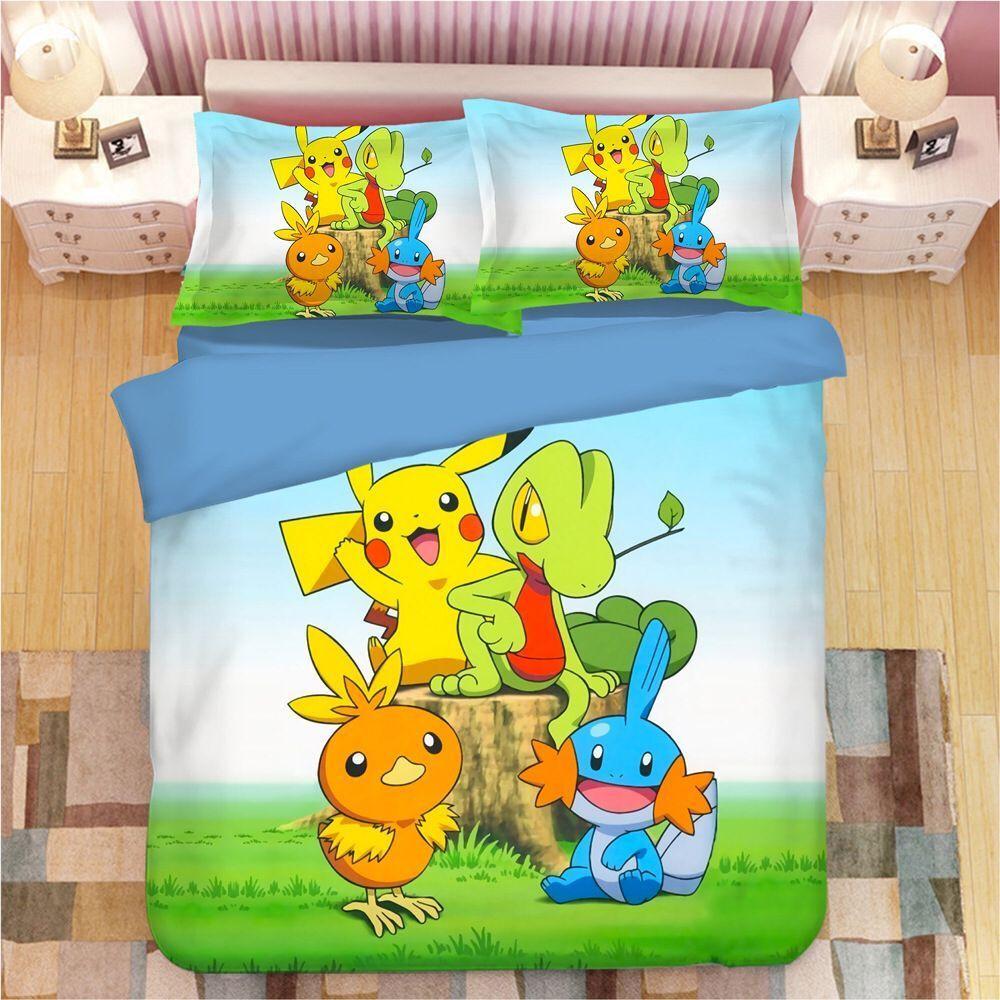 Housse De Couette Pikachu 8 Et Ses Amis Pokémon Personnages Parure de lit Ensemble De Literie Housse De Couette Pikachu 8 Et Ses Amis Pokémon Personnages Parure de lit Ensemble De Literie