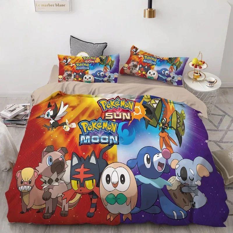Housse De Couette Pokemon Pikachu 1 Parure de lit Ensemble De Literie Housse De Couette Pokemon Pikachu 1 Parure de lit Ensemble De Literie