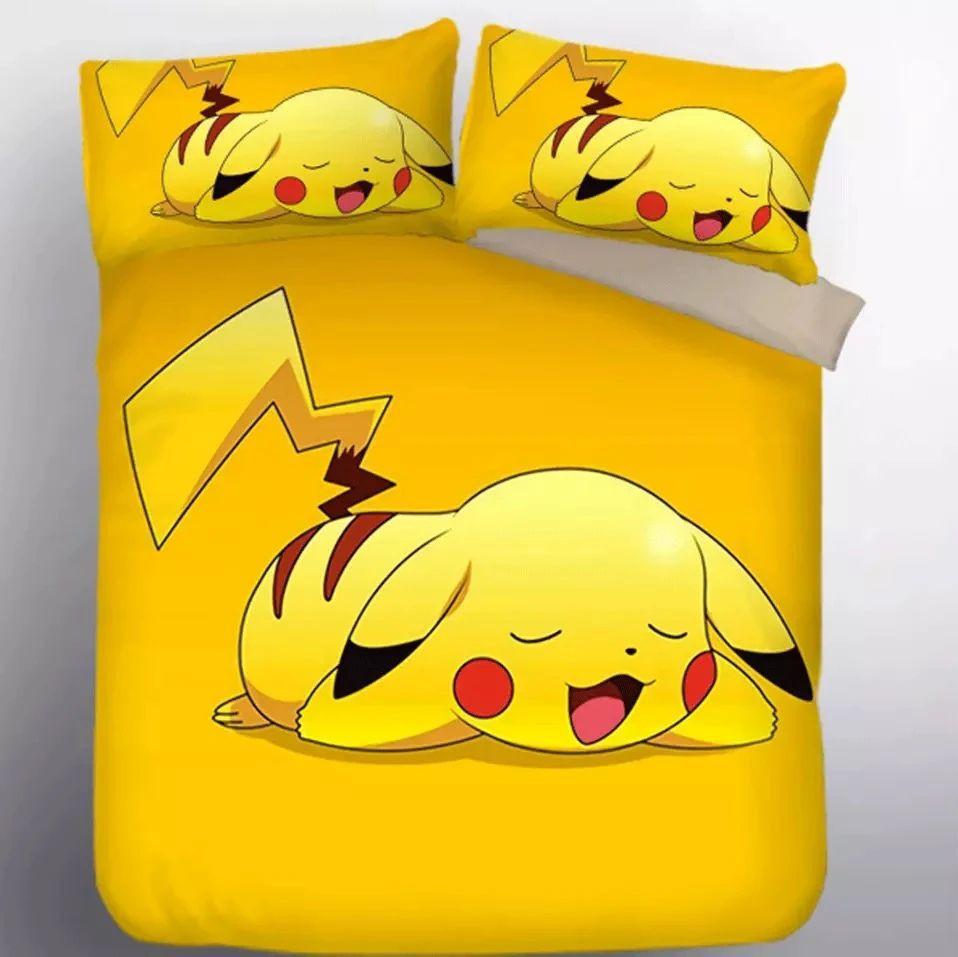 Housse De Couette Pokemon Pikachu 11 Parure de lit Ensemble De Literie Housse De Couette Pokemon Pikachu 11 Parure de lit Ensemble De Literie