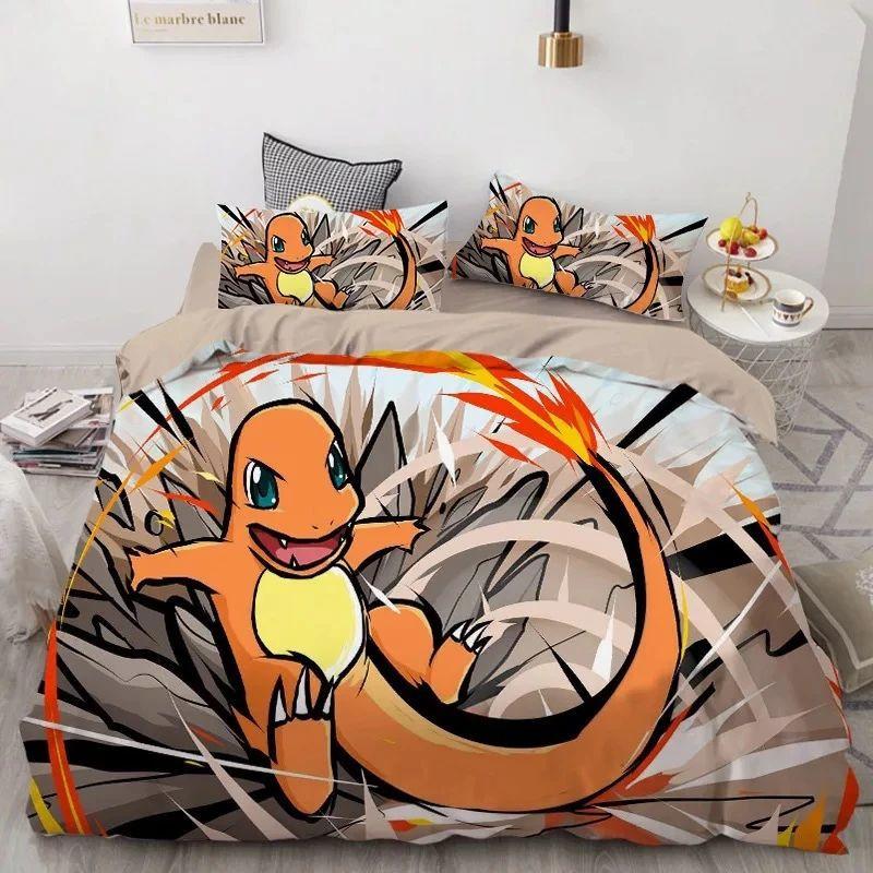 Housse De Couette Pokemon Pikachu 15 Parure de lit Ensemble De Literie Housse De Couette Pokemon Pikachu 15 Parure de lit Ensemble De Literie