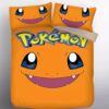 Housse De Couette Pokemon Salamèche Parure de lit Ensemble De Literie