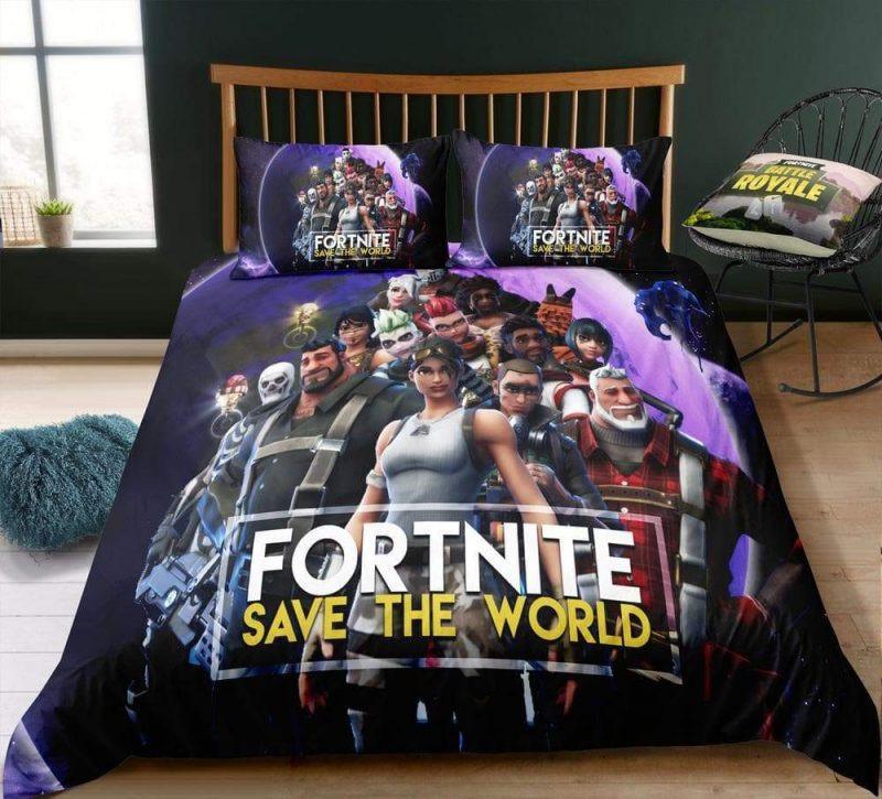 Housse De Couette Sauvez Le Monde Fortnite Gamer Parure de lit Ensemble De Literie Housse De Couette Sauvez Le Monde Fortnite Gamer Parure de lit Ensemble De Literie