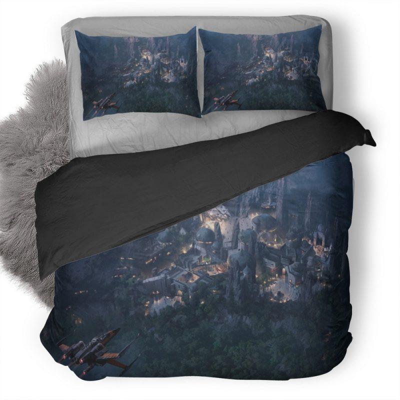 Housse De Couette Star Wars Land At Night Concept Large Parure de lit Ensemble De Literie Housse De Couette Star Wars Land At Night Concept Large Parure de lit Ensemble De Literie