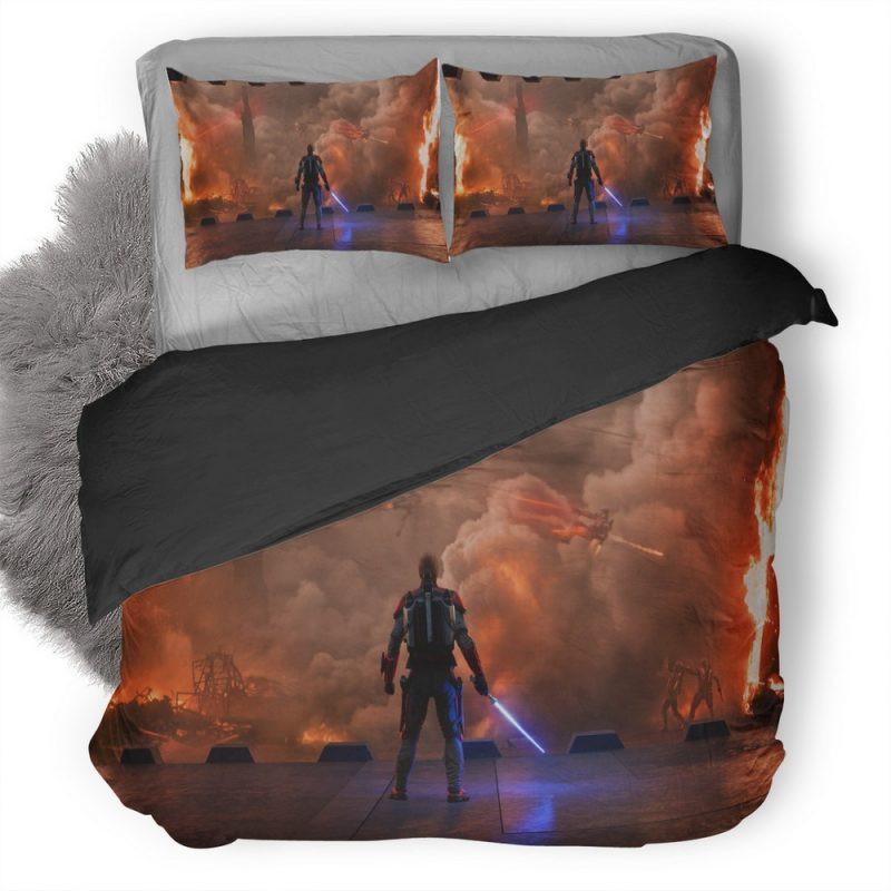 Housse De Couette Star Wars Siège De Mandalore Parure de lit Ensemble De Literie