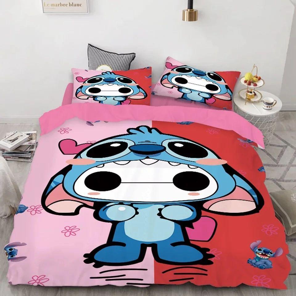 Housse De Couette Stitch Et Lilo Stitch 24 Parure de lit Ensemble De Literie