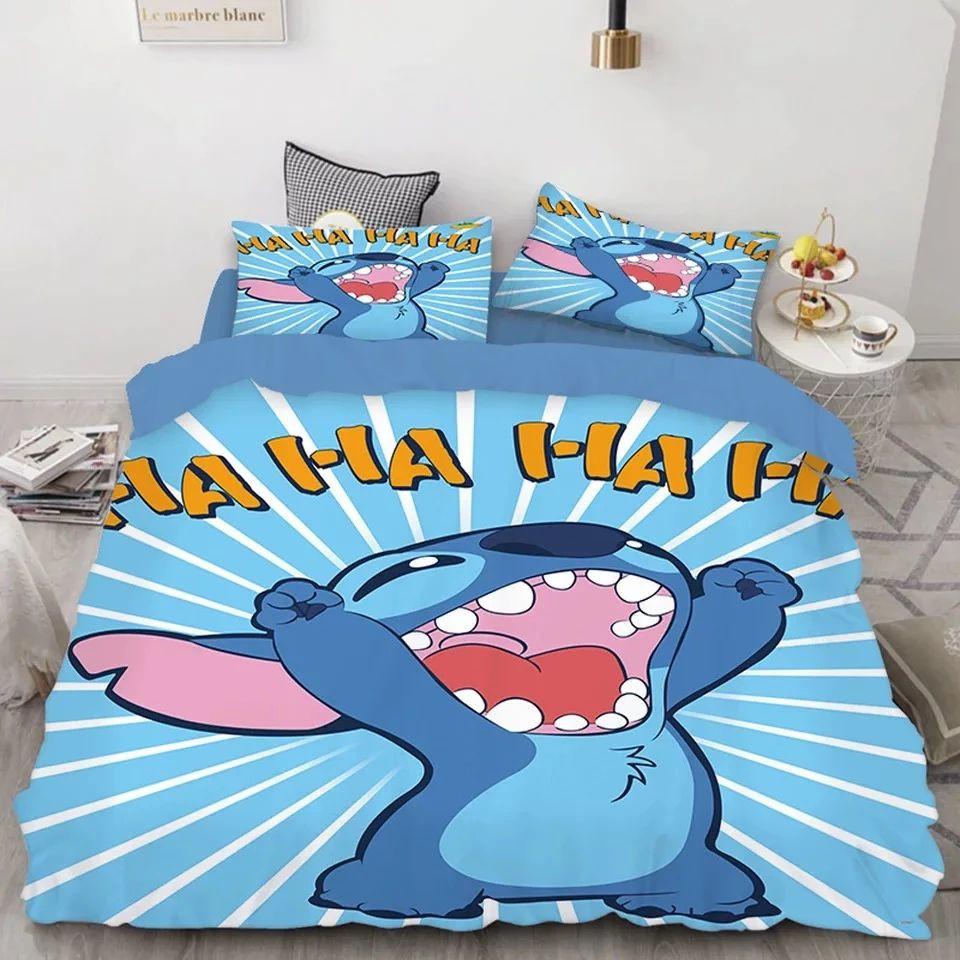 Housse De Couette Stitch Et Lilo Stitch 4 Parure de lit Ensemble De Literie