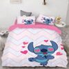 Housse De Couette Stitch Et Lilo Stitch Parure de lit Ensemble De Literie