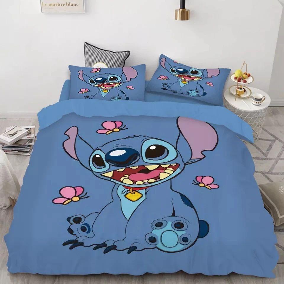 Housse De Couette Stitch Et Stitch Lilo 22 Parure de lit Ensemble De Literie