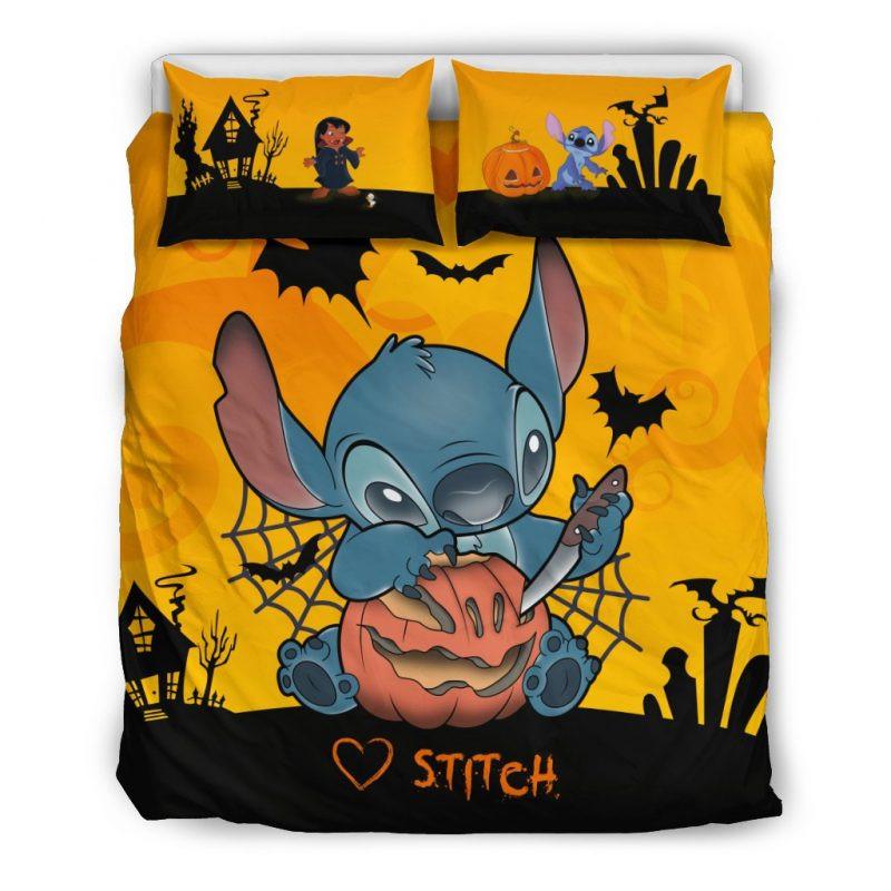 Housse De Couette Stitch Halloween 2225 Parure de lit Ensemble De Literie