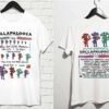 Lollapalooza 1992 Red Hot Chili Peppers Ice Cube Soundgarden Pearl Jam Rock Concert T-Shirt Merch