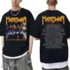 Manowar The Blood Of Our Enemies Tour 2025 T-Shirt