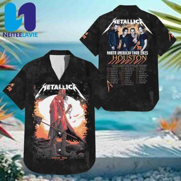 Metallica M72 Houston In Houston TX On June 14 2025 At NRG Stadium Exclusive Summer Hawaiian Shirt Metallica M72 Houston In Houston TX On June 14 2025 At NRG Stadium Exclusive Summer Hawaiian Shirt