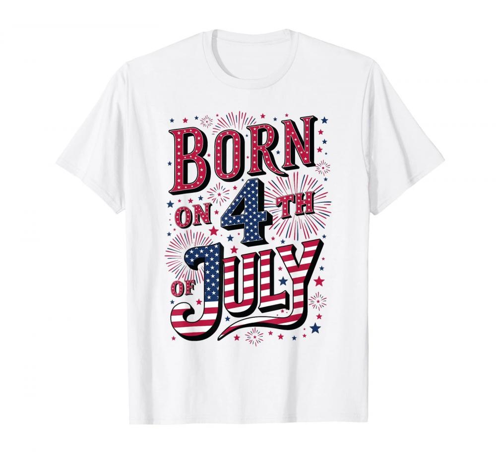 On The 4th of July Birthday T-Shirt
