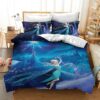 Parure de lit Disney La Reine des neiges Elsa 01 Housse De Couette Ensemble De Literie