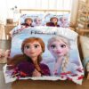 Parure de lit Disney La Reine des neiges II, Elsa et Anna Princess Beauty 03, Elsa et Anna Housse De Couette Ensemble De Literie