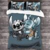 Parure de lit Disney Lilo et Stitch Stitch & Angel L'Étrange Noël de monsieur Jack Housse De Couette Ensemble De Literie