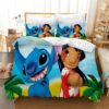 Parure de lit Disney Lilo et Stitch Tropical Housse De Couette Ensemble De Literie