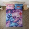 Parure de lit Disney Stitch et Ange, Lilo et Stitch Housse De Couette Ensemble De Literie
