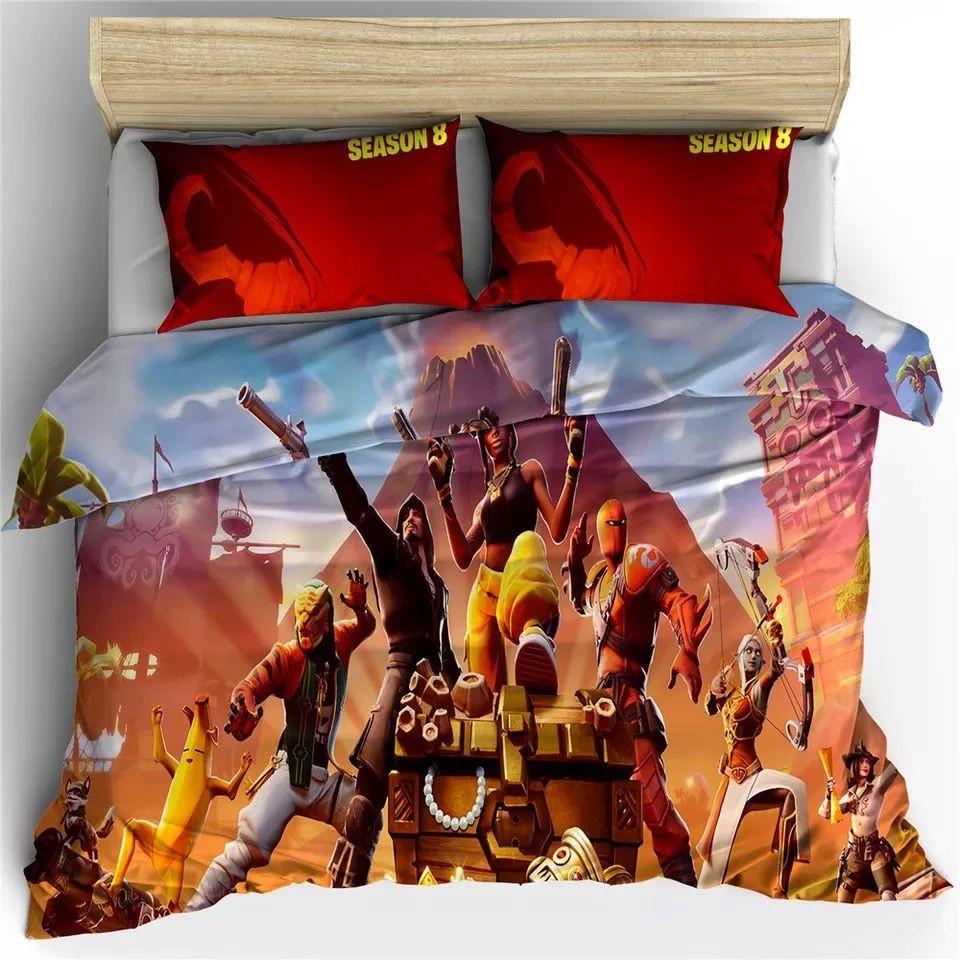 Parure de lit Équipe Fortnite 7 2 Housse De Couette Ensemble De Literie Parure de lit Équipe Fortnite 7 2 Housse De Couette Ensemble De Literie