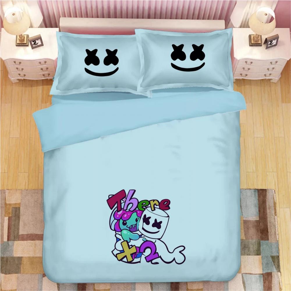 Parure de lit Fortnite Marshmello DJ 2 Housse De Couette Ensemble De Literie