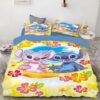 Parure de lit Lilo Et Stitch 12 Housse De Couette Ensemble De Literie