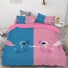 Parure de lit Lilo Et Stitch 4 Housse De Couette Ensemble De Literie