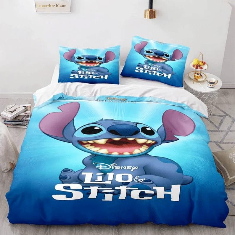 Parure de lit Lilo & Stitch Walt Disney Housse De Couette Ensemble De Literie