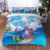 Parure de lit Lilo et Stitch & Angel Disney, Lilo et Stitch drôle mignon Housse De Couette Ensemble De Literie