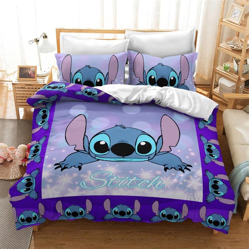 Parure de lit Lilo et Stitch Disney, Lilo et Stitch Lovely III Housse De Couette Ensemble De Literie