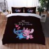 Parure de lit Lilo et Stitch Disney, Lilo et Stitch Lovely V Housse De Couette Ensemble De Literie