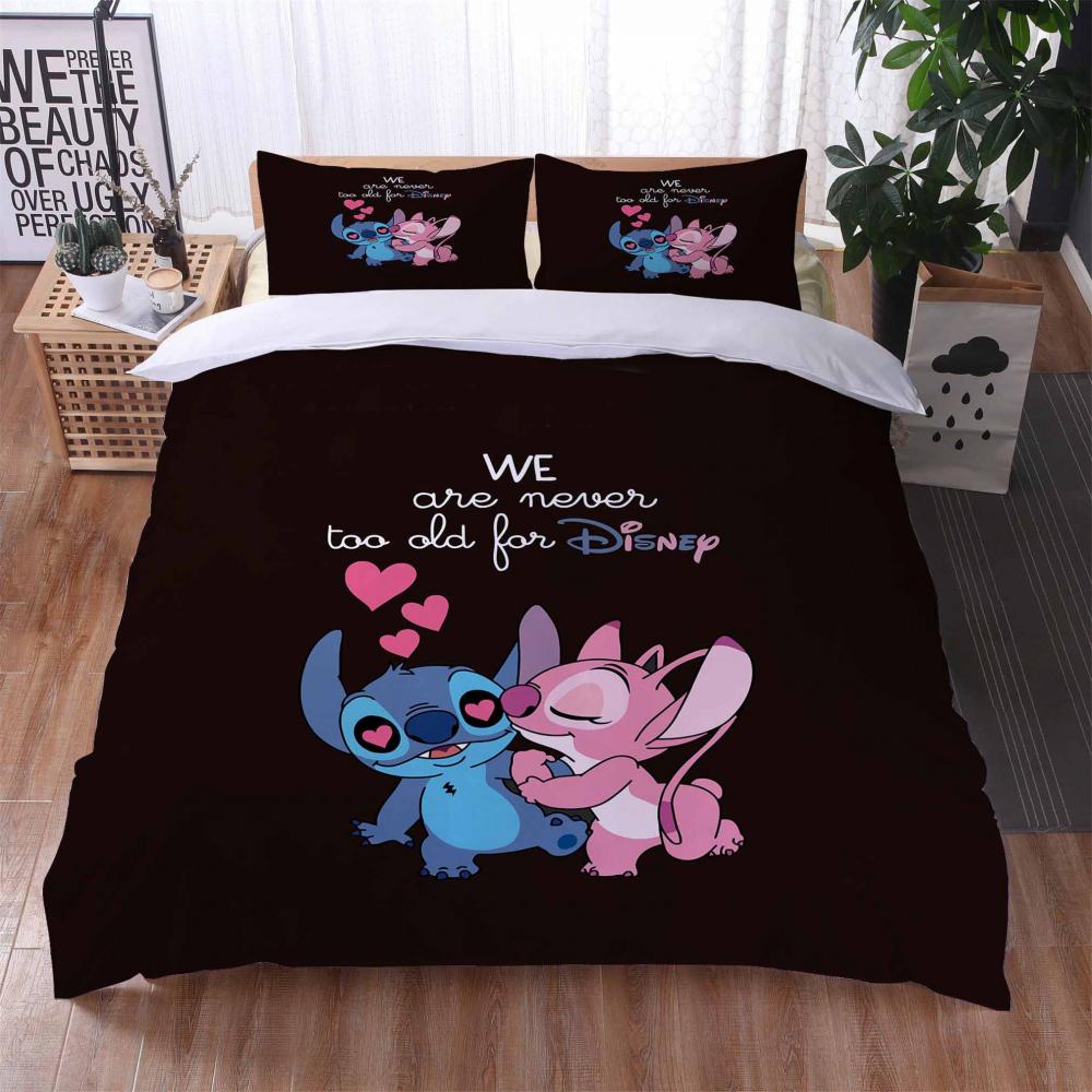 Parure de lit Lilo et Stitch Disney, Lilo et Stitch Lovely V Housse De Couette Ensemble De Literie Parure de lit Lilo et Stitch Disney, Lilo et Stitch Lovely V Housse De Couette Ensemble De Literie