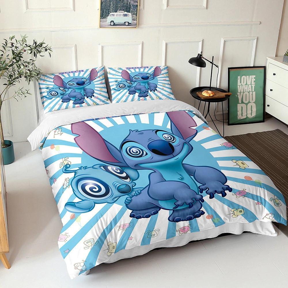 Parure de lit Lilo et Stitch Disney, Lilo et Stitch Lovely XII Housse De Couette Ensemble De Literie