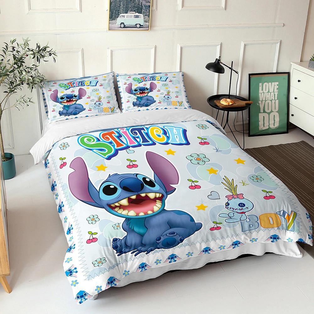 Parure de lit Lilo et Stitch Disney, Lilo et Stitch Lovely XIV Housse De Couette Ensemble De Literie