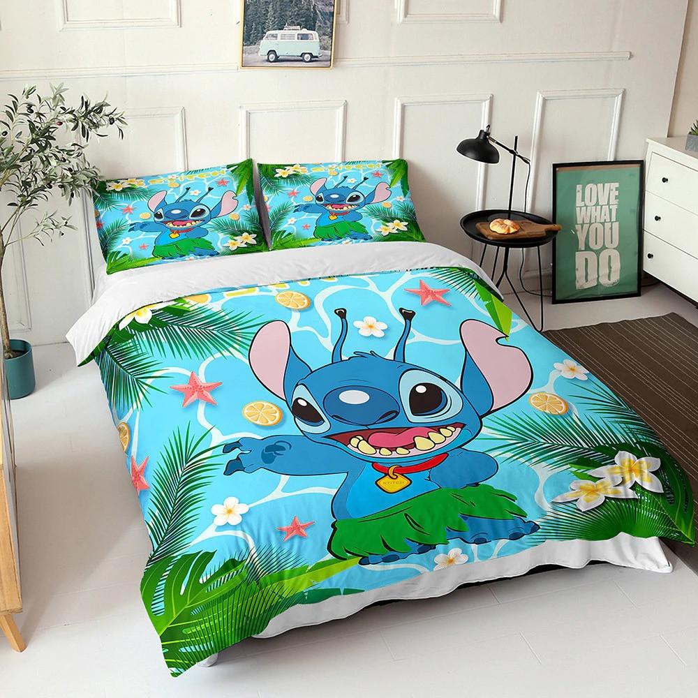 Parure de lit Lilo et Stitch Disney, Lilo et Stitch Tropical Housse De Couette Ensemble De Literie Parure de lit Lilo et Stitch Disney, Lilo et Stitch Tropical Housse De Couette Ensemble De Literie