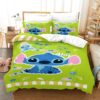 Parure de lit Lilo et Stitch Disney, Stitch Lovely No198 Housse De Couette Ensemble De Literie