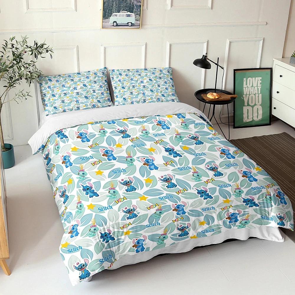 Parure de lit Lilo et Stitch Disney, Stitch Lovely No201 Housse De Couette Ensemble De Literie Parure de lit Lilo et Stitch Disney, Stitch Lovely No201 Housse De Couette Ensemble De Literie