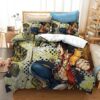 Parure de lit One Piece Lover 9, One Piece Monkey D. Luffy Housse De Couette Ensemble De Literie