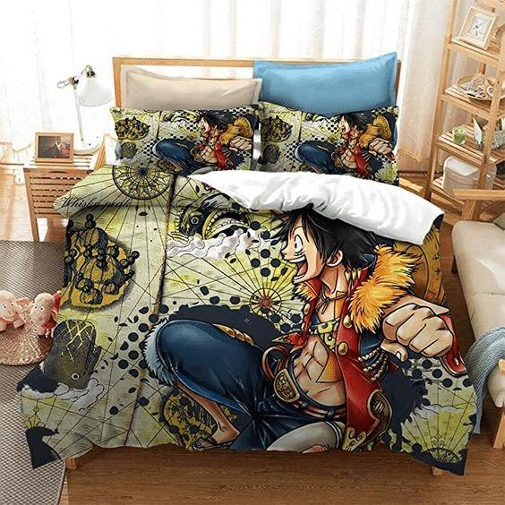 Parure de lit One Piece Lover 9, One Piece Monkey D. Luffy Housse De Couette Ensemble De Literie Parure de lit One Piece Lover 9, One Piece Monkey D. Luffy Housse De Couette Ensemble De Literie